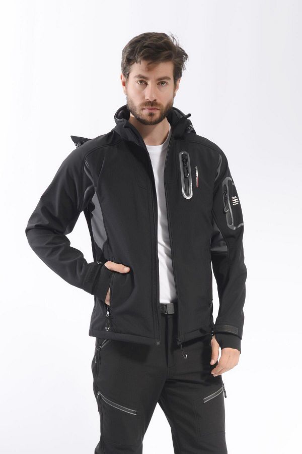 Eagle Softshell Ceket-SİYAH