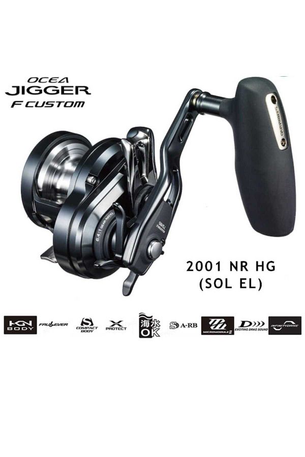 Ocea Jigger F Custom 2001 NR HG Çıkrık Jig Olta Makinesi