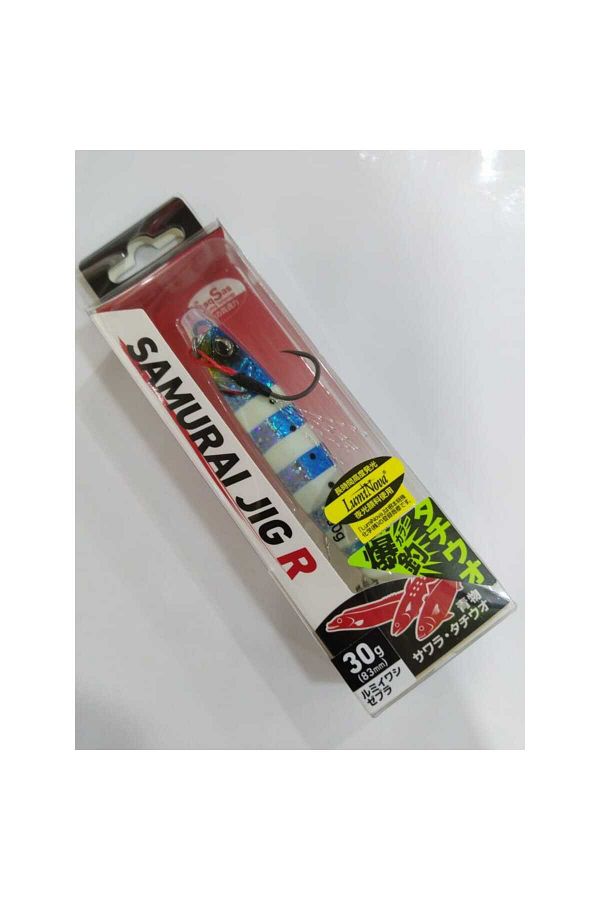 Samurai Jig R 30 gr 8.3 cm Jig Yem - L IWASHI ZEBRA