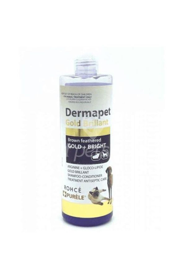 Dermapet Gold 3in1 Antiseptik Kedi Köpek Bakım Şampuanı 450ml