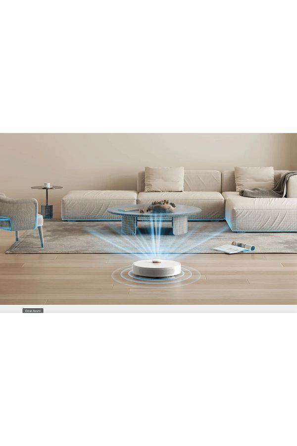 Xiaomi 3D Engellerden Kaçınma Çift Hatlı Lazer ve LDS LİDARLI Çift Katmanlı Paspas Premium Robot Süpürge - Görsel 2