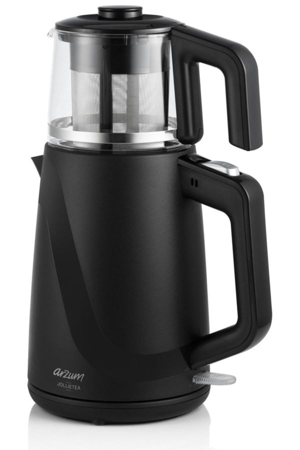 Siyah Cam Demlik Çay Makinesi Ar3062