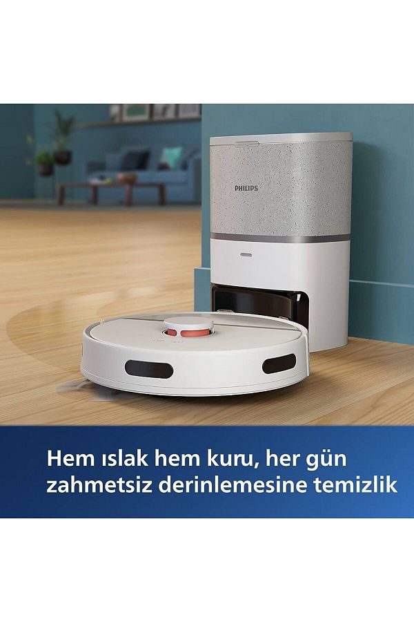 Philips Robot Süpürge Philips Islak-Kuru Tüm Zeminleri Silme-Süpürme-Yetkili Evrekala-Yeni Seri Mop - Görsel 6