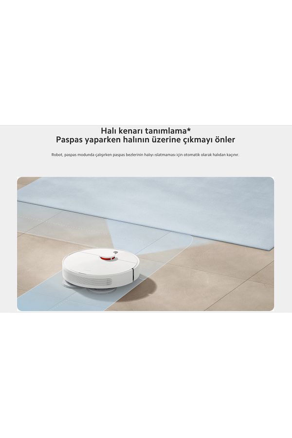Xiaomi Lazer Ve Lds Lıdar Tarama Çift Katmanlı Kompozit Paspas Ultra Güç Robot Süpürge Luciole Lambader - Görsel 3