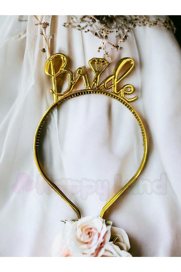 Bride To Be Gold Renk Bride Bekarlığa Veda Partisi Taç Parti