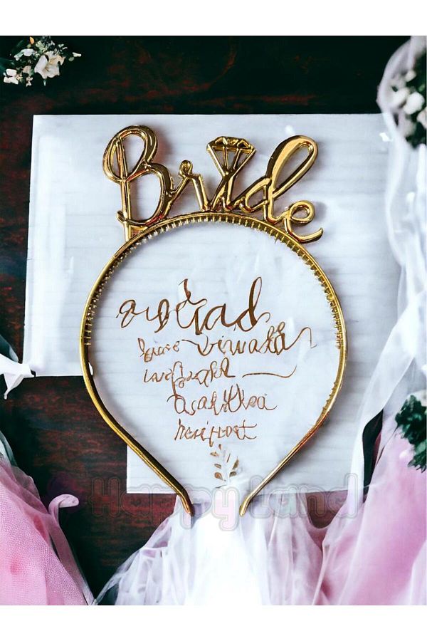 Bride To Be Rose Gold Bakır Renk Bride Bekarlığa Veda Partisi Taç Parti