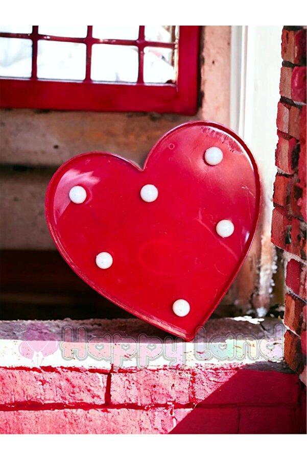 14 Şubat Sevgililer Günü Işıklı Kalp Dekor Hediyelik Dekor Süs Kalp Hediyelik
