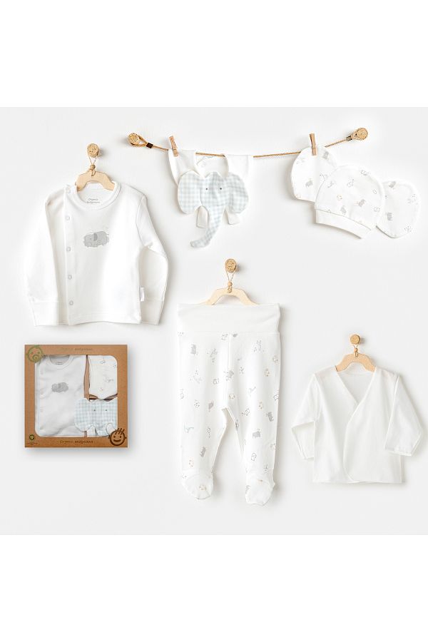BEBEK HASTANE ÇIKIŞI 5 PCS NEWBORN SET THE ZOO S BALBOA GOTS