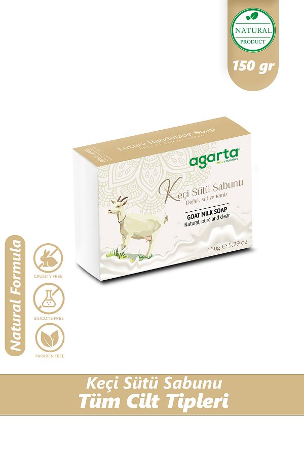 Doğal El Yapımı Keçi Sütü Sabunu 150 gr