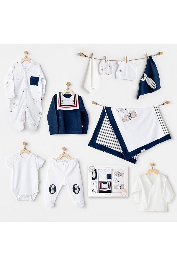 Sailor Bear 10'lu Bebek Hastane Çıkış Seti AC24541