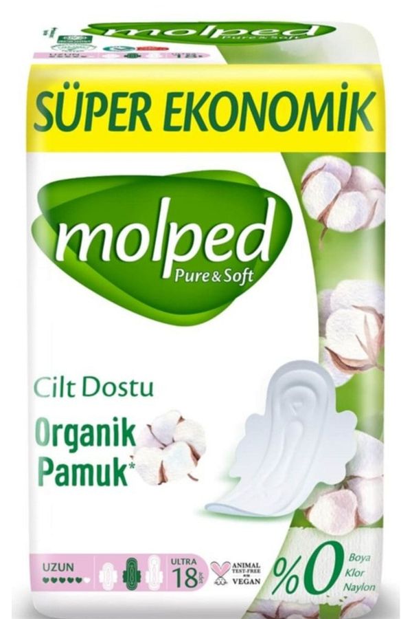 Pure & Soft Uzun Süper Ekonomik Ped 18 Li