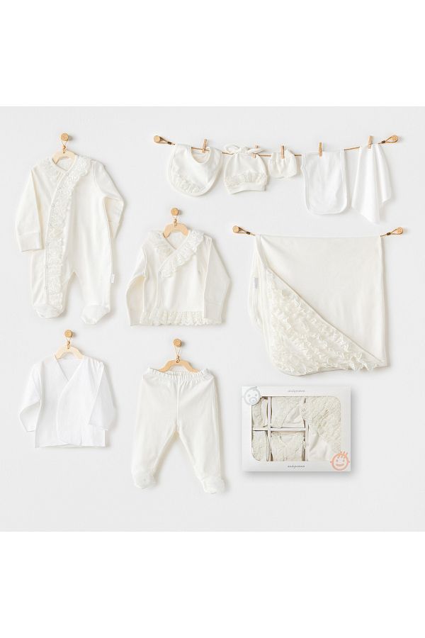 BEBEK HASTANE ÇIKIŞI 10 PCS NEWBORN SET CHIC GIRL