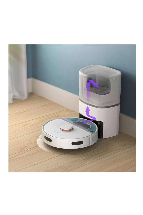 Philips Otomatik Boşaltma istasyonu Açık ve Beluga Metalik Özellikli Islak Kuru Robot Süpürge - Görsel 4