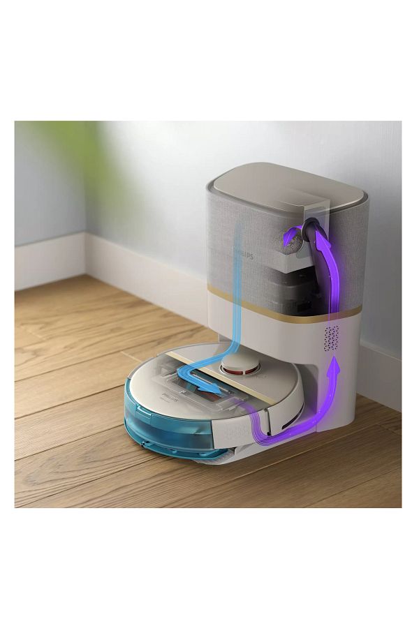 Philips Anti alerjik Özellikli 5000 Pa 66Db Islak Kuru İstasyonlu Robot Süpürge - Görsel 4