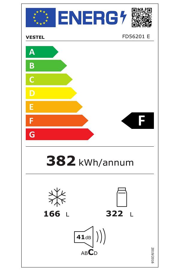 VESTEL FD56201 E Gardırop Tipi Buzdolabı - Görsel 7