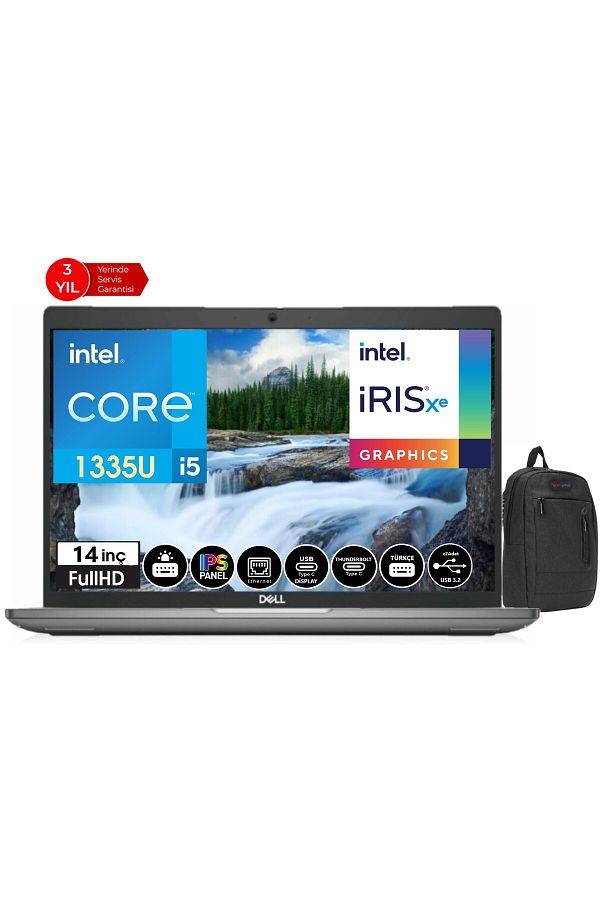 Dell Latıtude 5440 13.nesil Intel I5 1335U 64GB 1tb SSD 14" W11HOME FhdDLNN005L54401431+ZETTAÇANTA