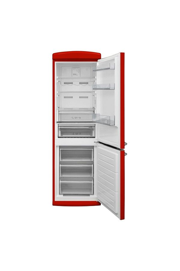 VESTEL Retro NFK37201 Buzdolabı Kırmızı - Görsel 2