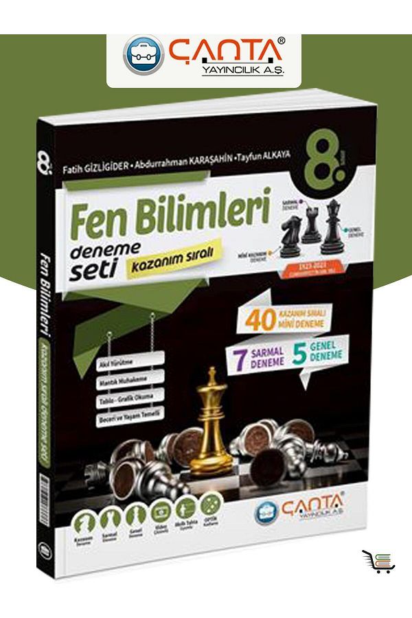 Çanta 8. Sınıf Fen Bilimleri Kazanım Sıralı Deneme Seti