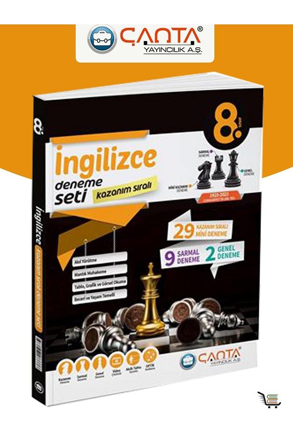 Çanta 8. Sınıf İngilizce Kazanım Sıralı Deneme Seti