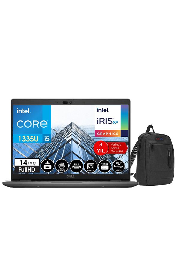 Dell Latıtude 3440 13.nesil Intel I5 1335U 32GB 1tb SSD 14" W11PRO FhdDLN053L3440140143+ZETTAÇANTA