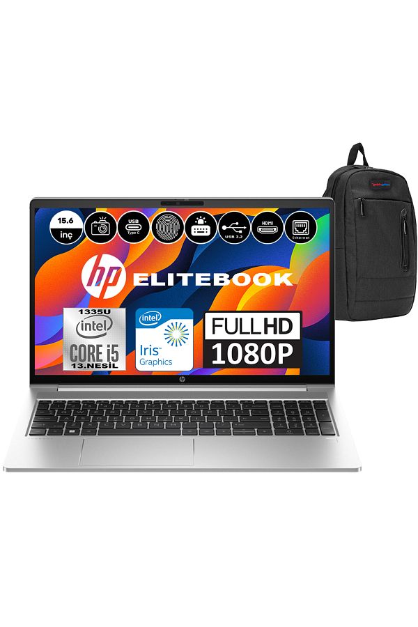 HP Elitebook 650 G10 I5 1335U 64GB 1tb SSD Intel® Iris® X? W11HOME 15,6" Fhd 8A573EAH15+ZETTAÇANTA
