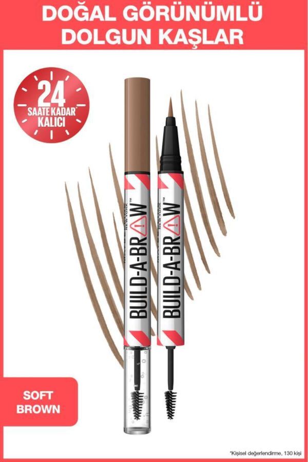 Build a Brow 2in1 Kaş Kalemi ve Jeli Soft Brown