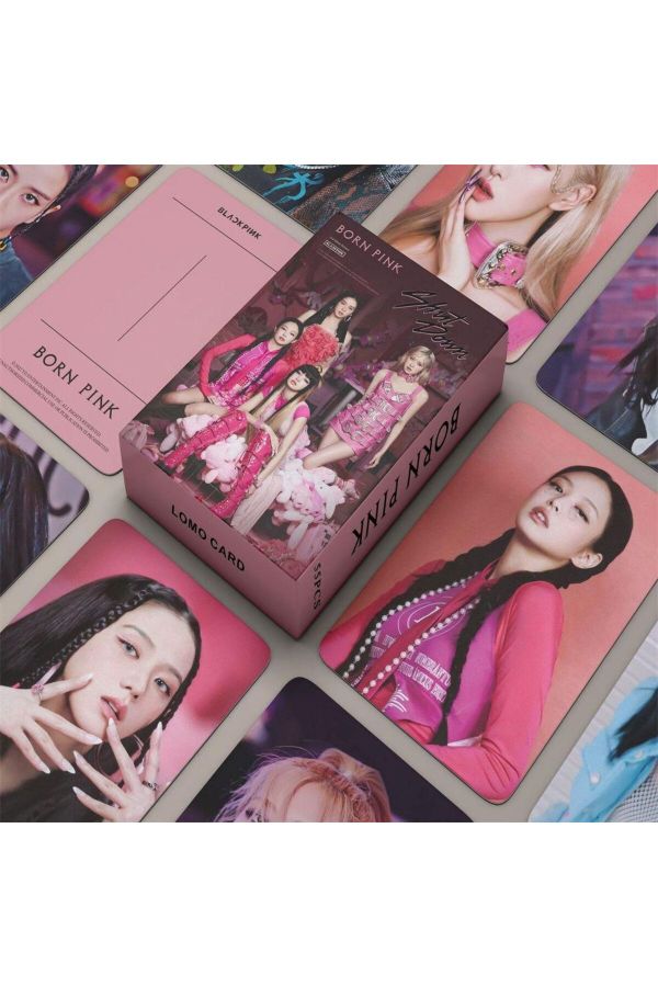BLACKPINK '' Born Pink '' Çift Yön Baskılı Lomo Card Seti