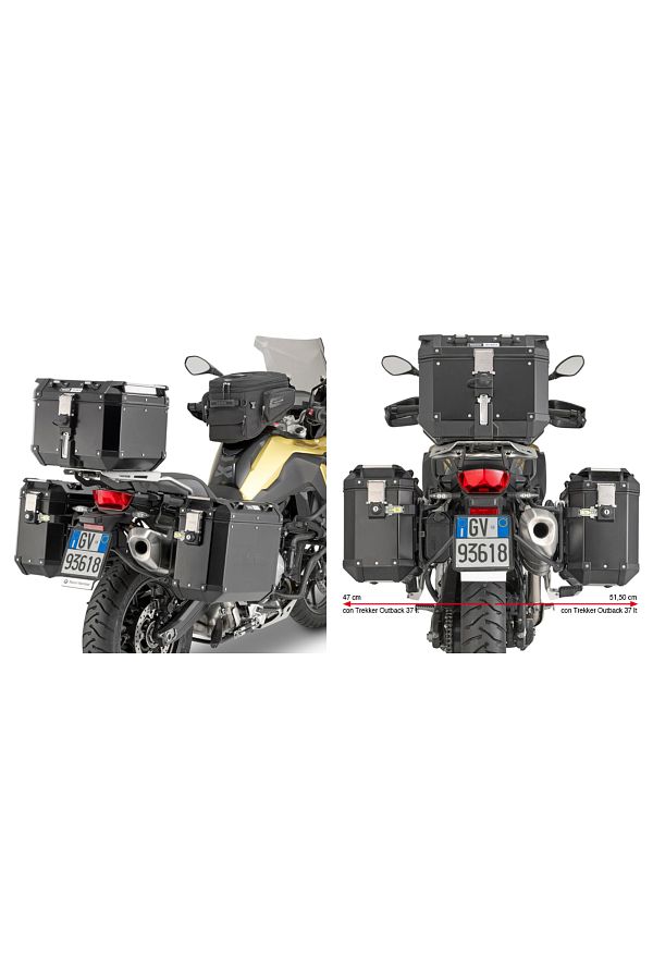 PL5127CAM BMW F750GS - F850GS (18-23) - F850GS ADVENTURE (19-23) YAN ÇANTA TAŞIYICI