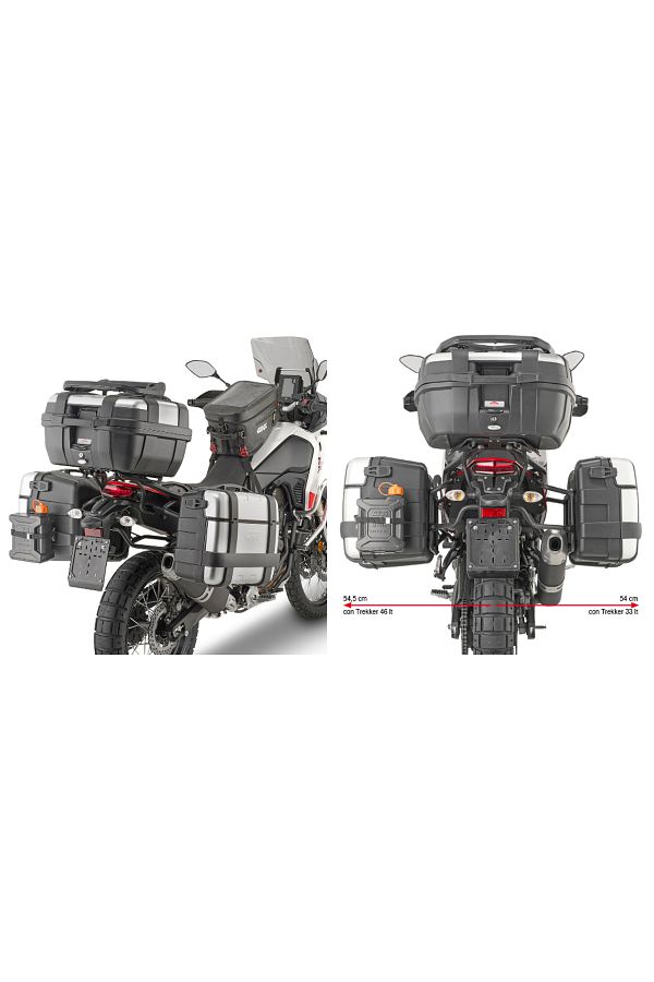 PLO2145MK YAMAHA TENERE 700 (19-23) - Uyumlu TENERE 700 WORLD RAID (22-23) YAN ÇANTA TAŞIYICI