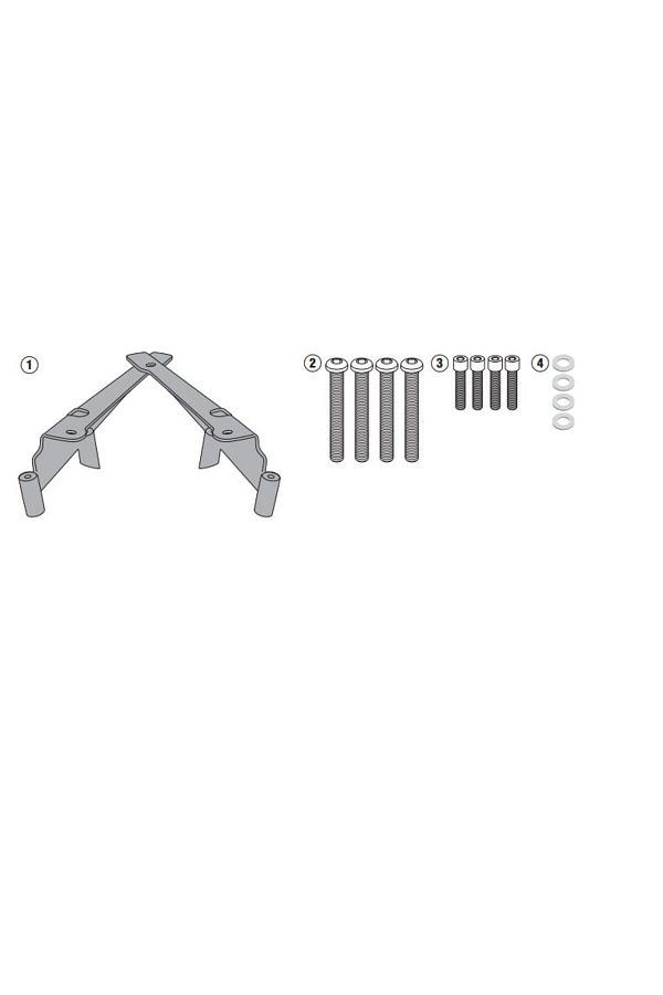 KR1190 HONDA PCX 125 (10-23) - PCX 150 (18) ARKA ÇANTA TAŞIYICI