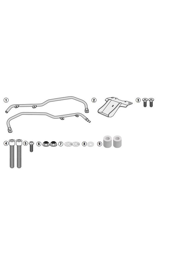 KR6109 KYMCO LIKE 50-125-150 (17-23) ARKA ÇANTA TAŞIYICI