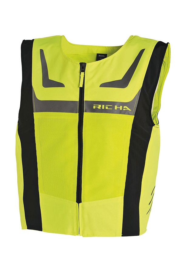 SAFETY MESH YELEK, SARI FLUO