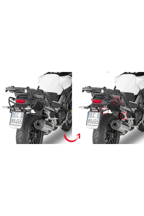 PLXR1139 HONDA VFR 800X CROSSRUNNER (15-20) YAN ÇANTA TAŞIYICI