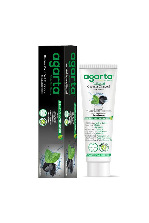 Doğal Hindistan Cevizi Özlü Aktif Karbonlu Florürsüz Diş Macunu 100 Ml/130 gr_2