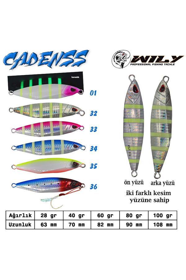 Cadenss Jig 28 gr 63 mm - 35