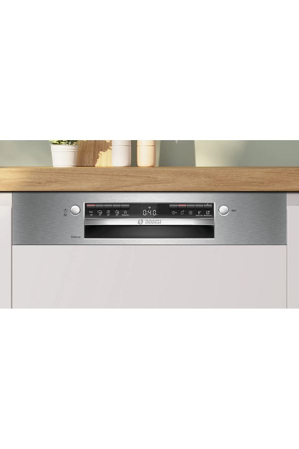 Bosch SMI4IKS50T Bosch Serie 4 Yarı Ankastre Bulaşık Makinesi 60 cm Paslanmaz çelik - Görsel 2