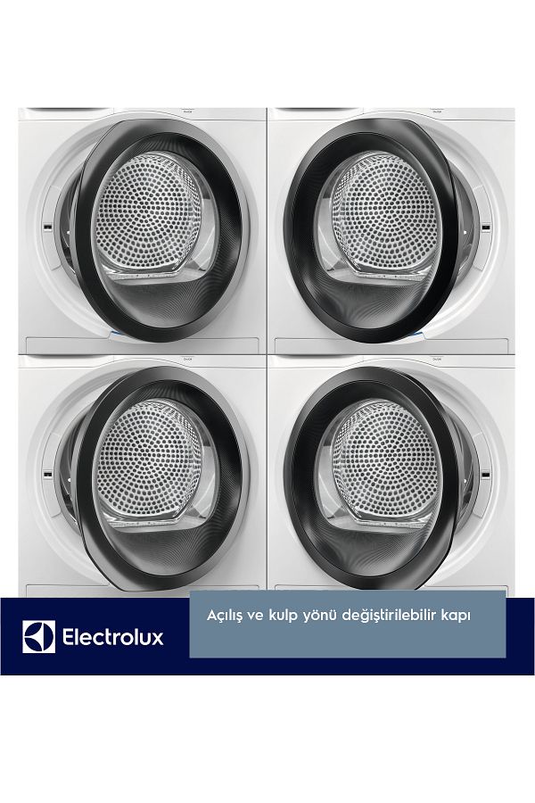 Electrolux EW9H189ST CycloneCare 3DSense 9 kg Wi-Fi A+++ Enerji Sınıfı Inverter Kurutma Makinesi - Görsel 12