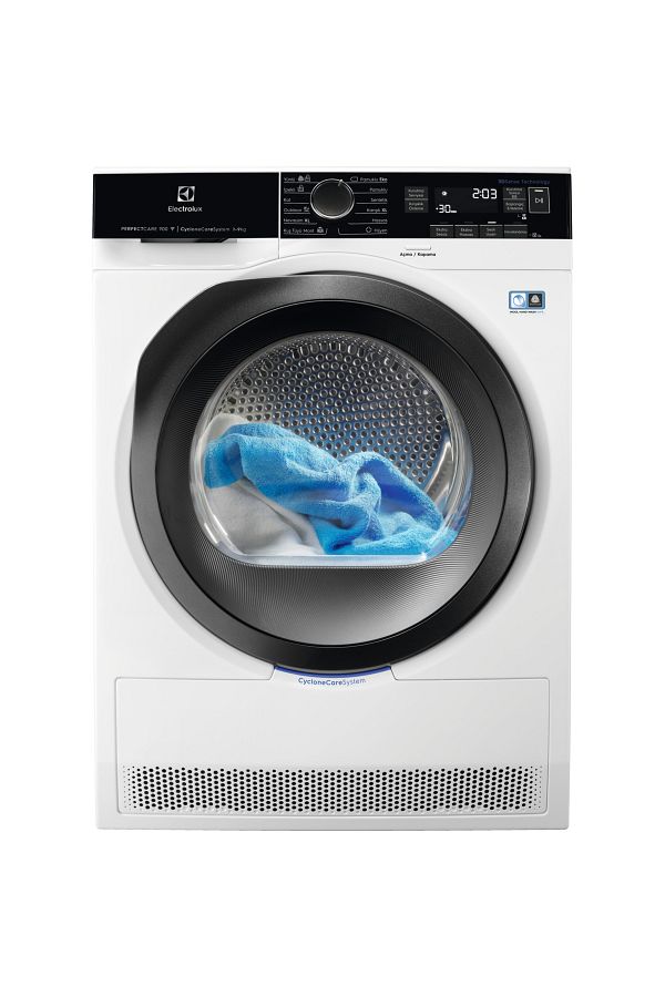 Electrolux EW9H189ST CycloneCare 3DSense 9 kg Wi-Fi A+++ Enerji Sınıfı Inverter Kurutma Makinesi