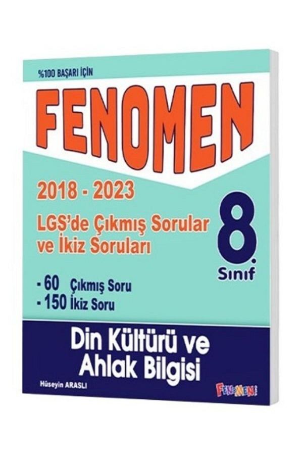 FENOMEN 8 LGS DIN KÜLTÜRÜ VE AHLAK BILGISI ÇIKMIS SORULAR VE IKIZ SORULARI (2018-2023)