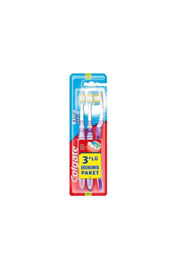 Diş Fırçası Extra Clean 2+1 Colors Orta