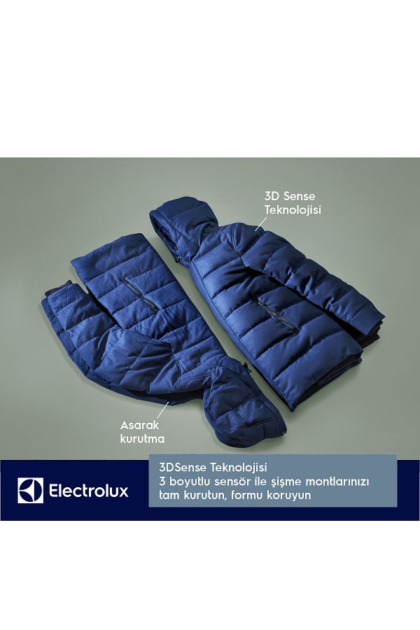 Electrolux EW9H189ST CycloneCare 3DSense 9 kg Wi-Fi A+++ Enerji Sınıfı Inverter Kurutma Makinesi - Görsel 2