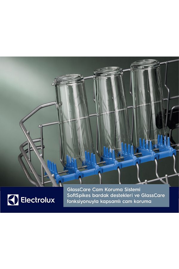 Electrolux ESM48310SX MaxiFlex SatelliteClean AirDry D Enerji Sınıfı 8 Program 14 Kişilik Bulaşık Makinesi Inox - Görsel 8