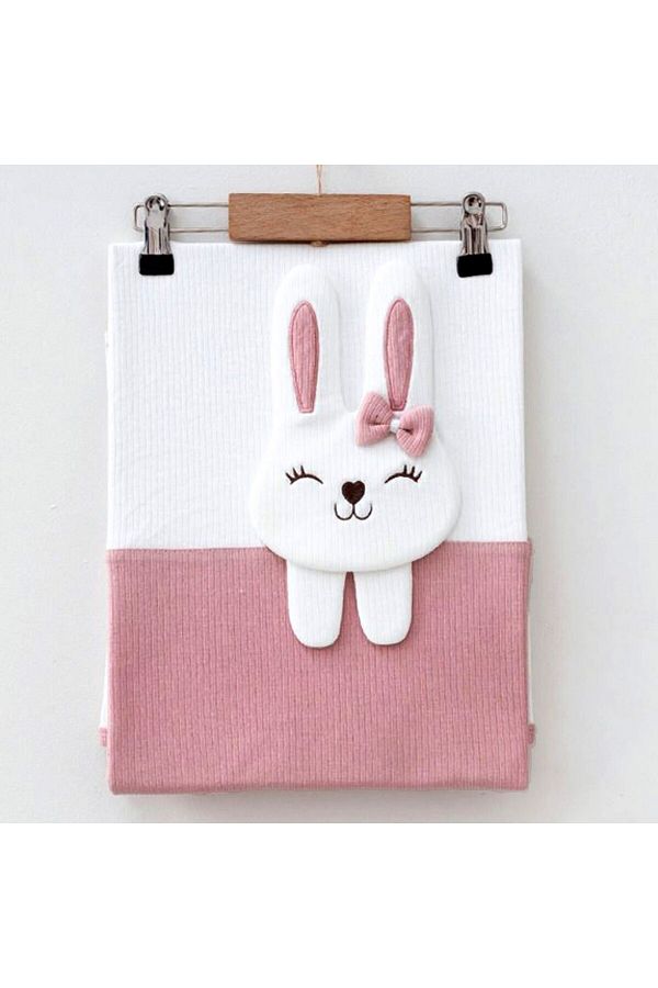 Bunny Lüx Penye Bebek Battaniyesi 85x90 Cm