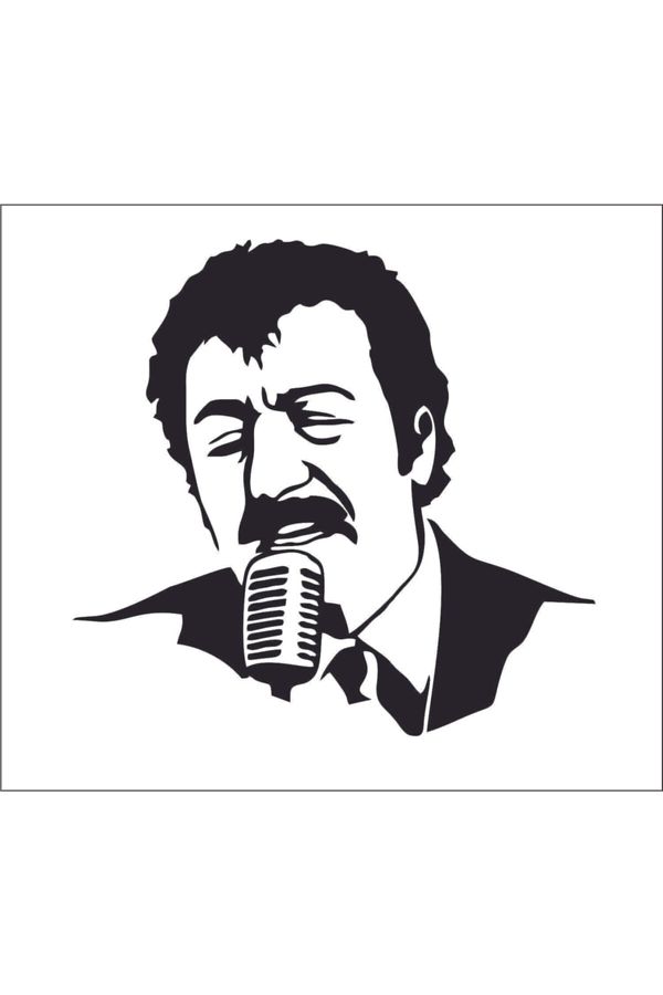 Müslüm Gürses Müslüm Baba Sticker (16x15 Cm) 00760_0