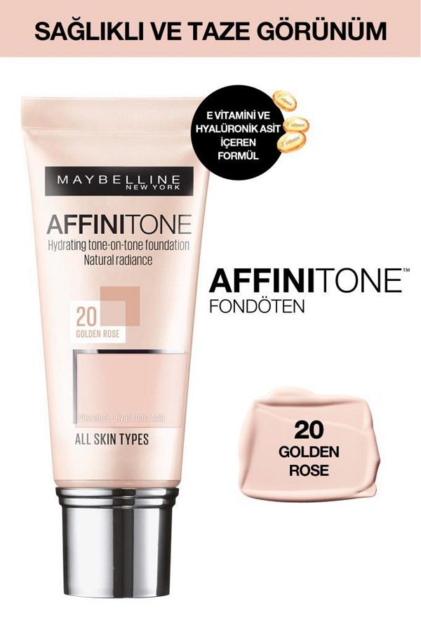 Nemlendirme Etkili Fondöten - Affinitone Foundation No: 20