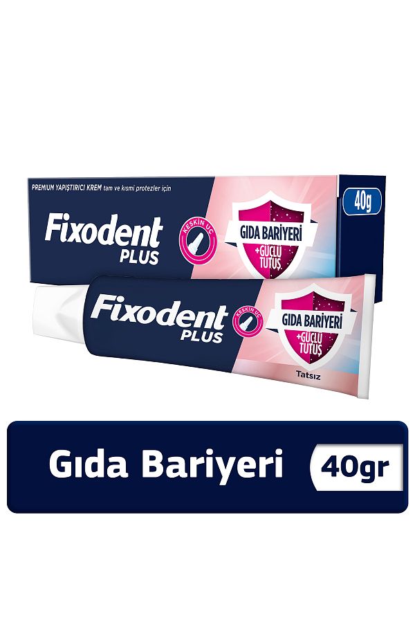 Plus Gıda Bariyeri Protez Diş Yapıştırıcı 40 gr