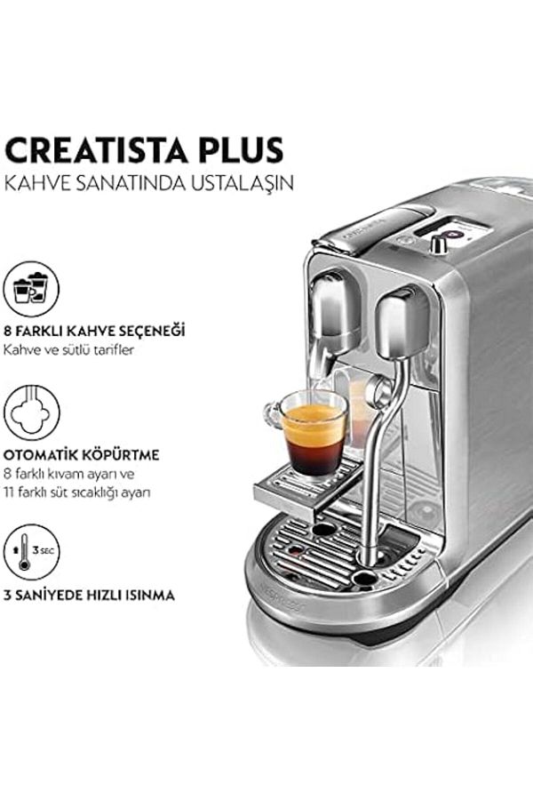 Nespresso J520 Creatista Plus Süt Çözümlü Kahve Makinesi - Görsel 3