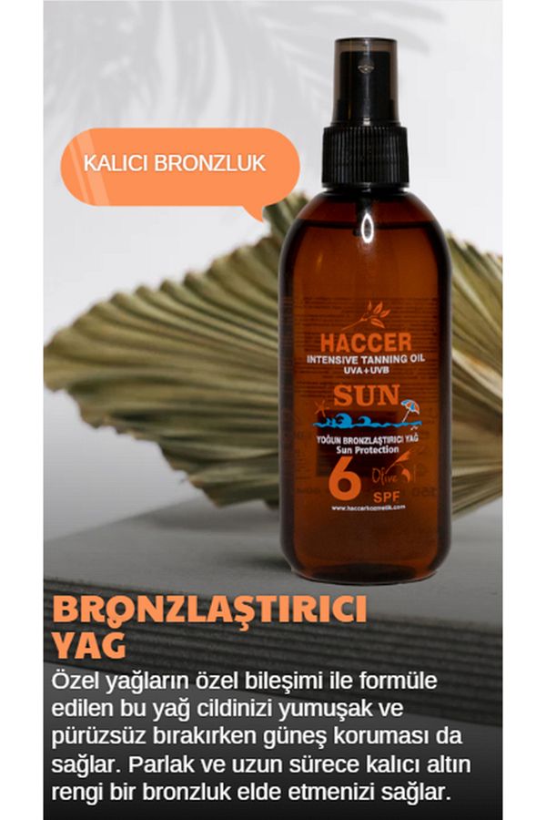 Yoğun Bronzlaştırıcı Yağ 6 Spf 150 Ml