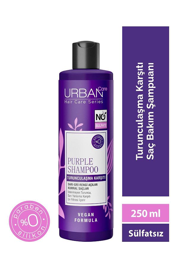 Mor Turunculaşma Karşıtı Saç Bakım Şampuanı - Sülfatsız - Vegan - 250 ml
