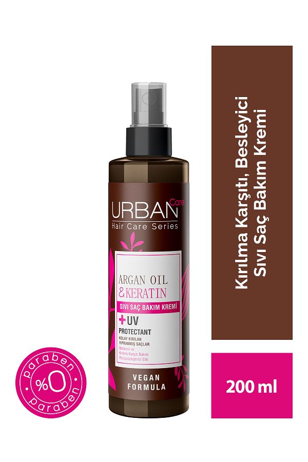 Argan Yağı&Keratin Sıvı Saç Bakım Kremi 200 ml